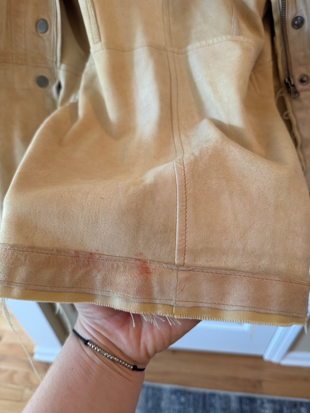 Jakett…etc. Meryl Waxed Suede Jacket Chamois leather jacket - Picture 16 of 17